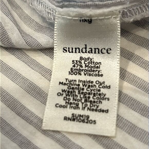 Sundance Red and Brown Embellished Blouse - Picture 8 of 9